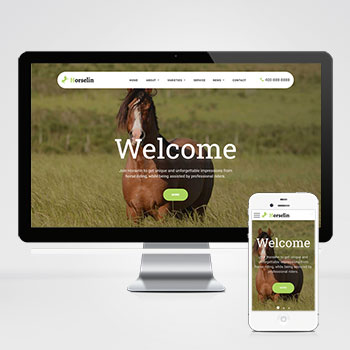 养马场畜牧业网站织梦模板(PC+WAP)